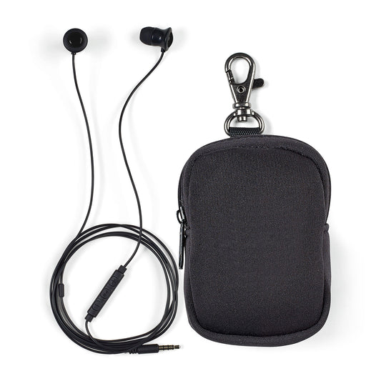 Black Swift Earbuds with Travel Case