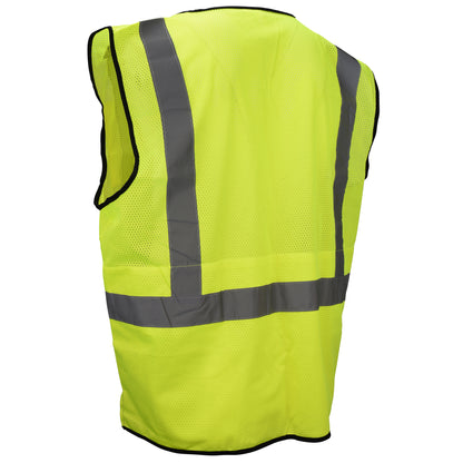 SV7B Type R Class 2 Black Bottom Surveyor Safety Vest - Green - Size 2X-3X