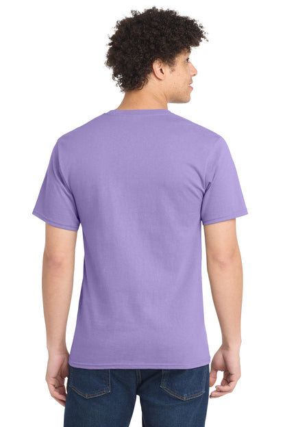 Lavender Port & Company Tall Essential Tee. PC61T