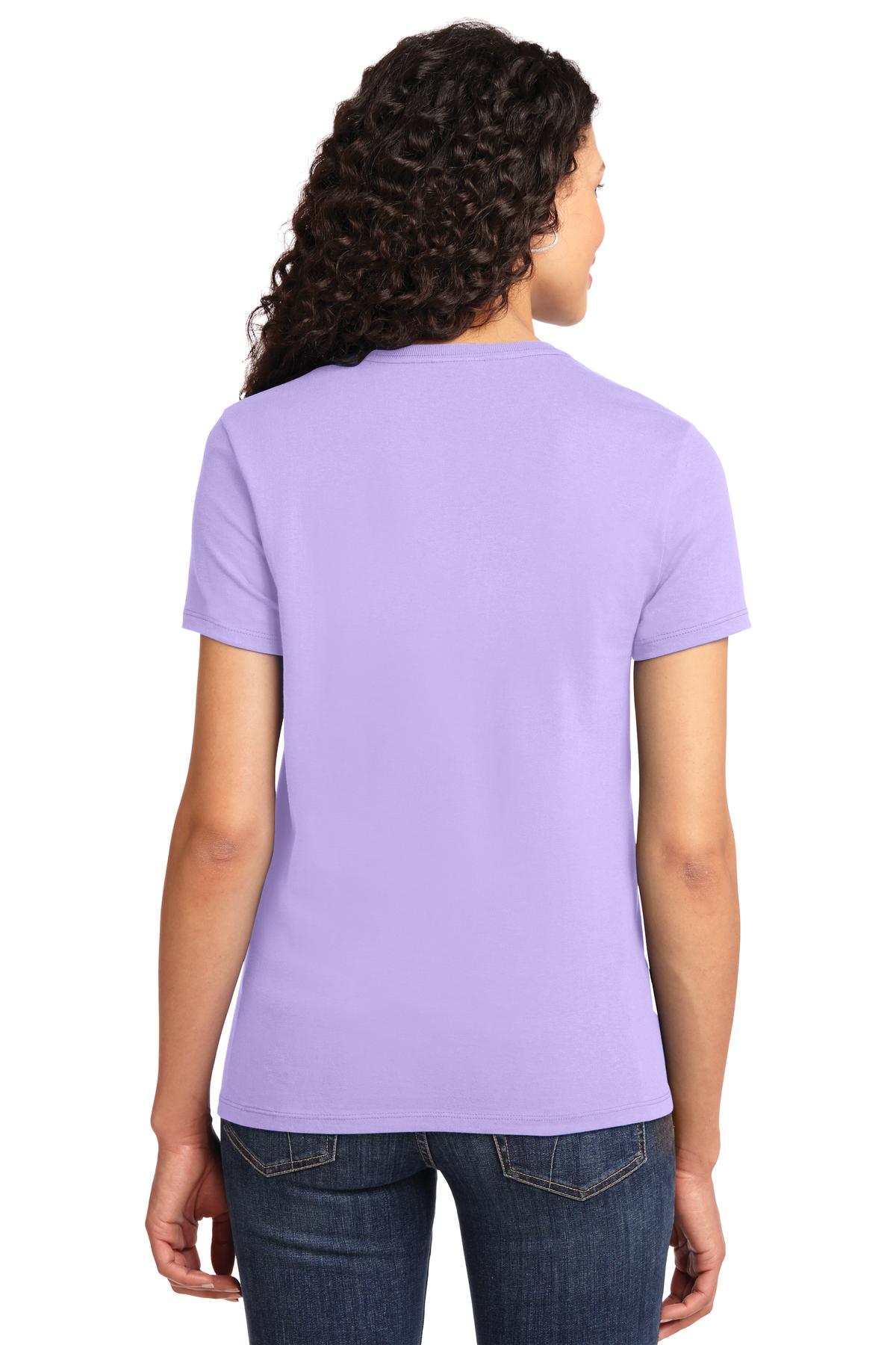 Lavender Port & Company Women's Essential Tee. LPC61
