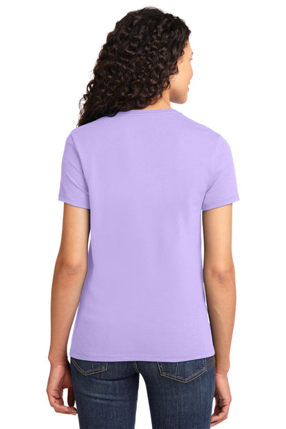 Lavender Port & Company Women's Essential Tee. LPC61