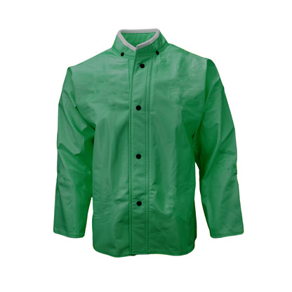 56SJ Dura Quilt Jacket with Snaps for Hood - Green - Size 4X