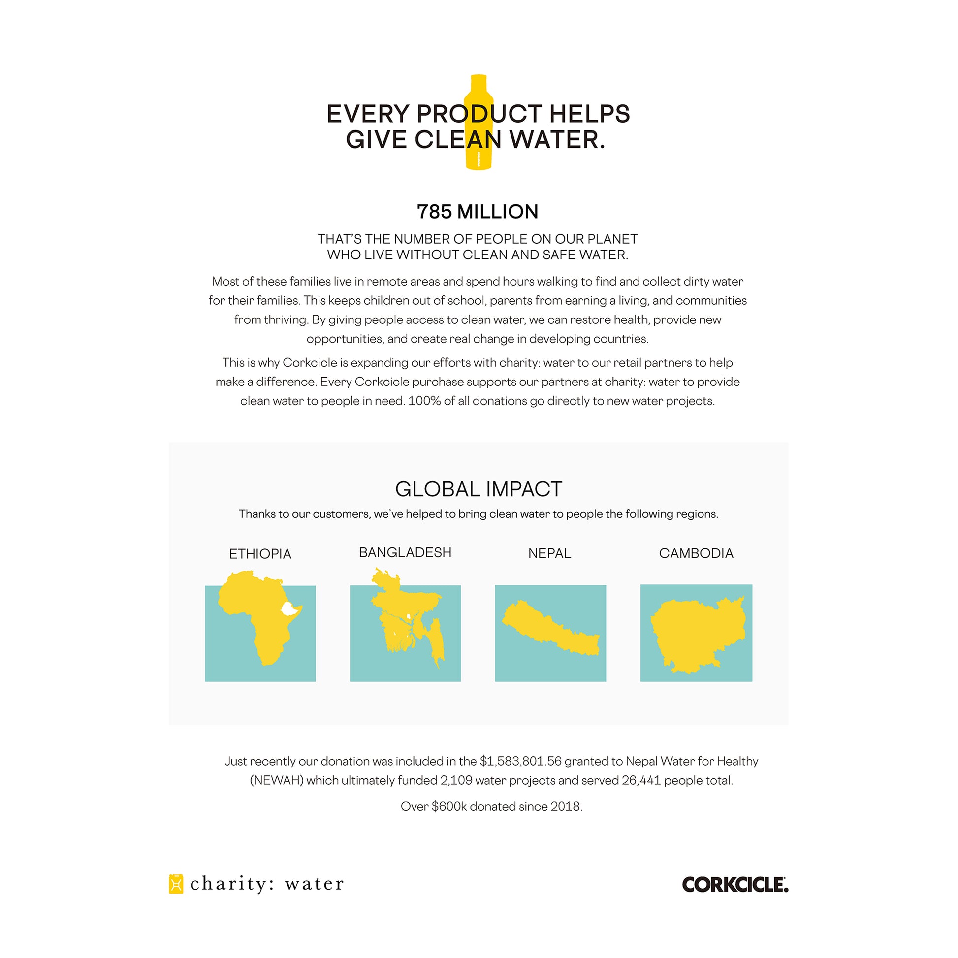 Matte Black CORKCICLE® Canteen - 25 Oz.