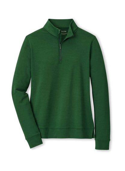 Peter Millar Women's Perth Performance Quarter-Zip - Black - XXL