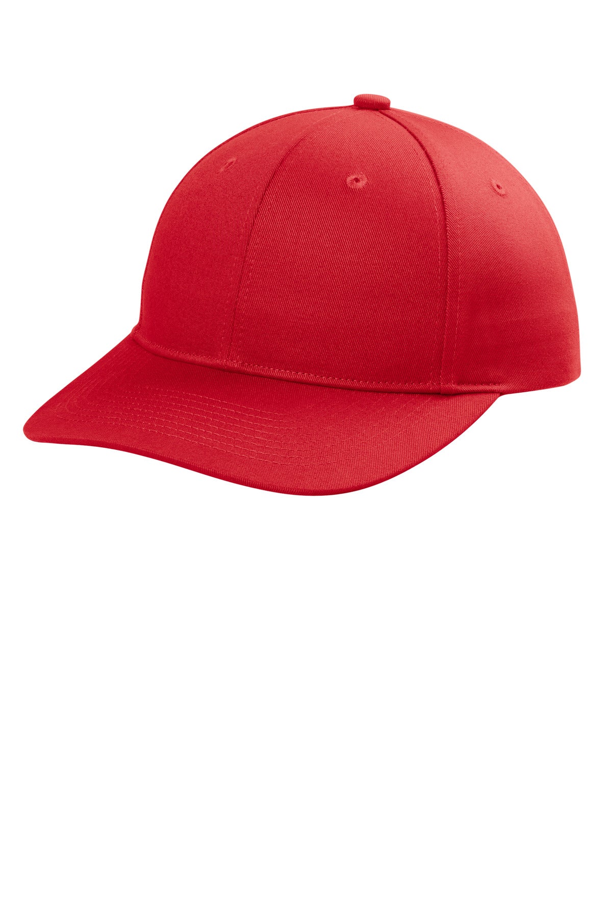 Left View of TrueRed Port Authority Snapback Cap C118
