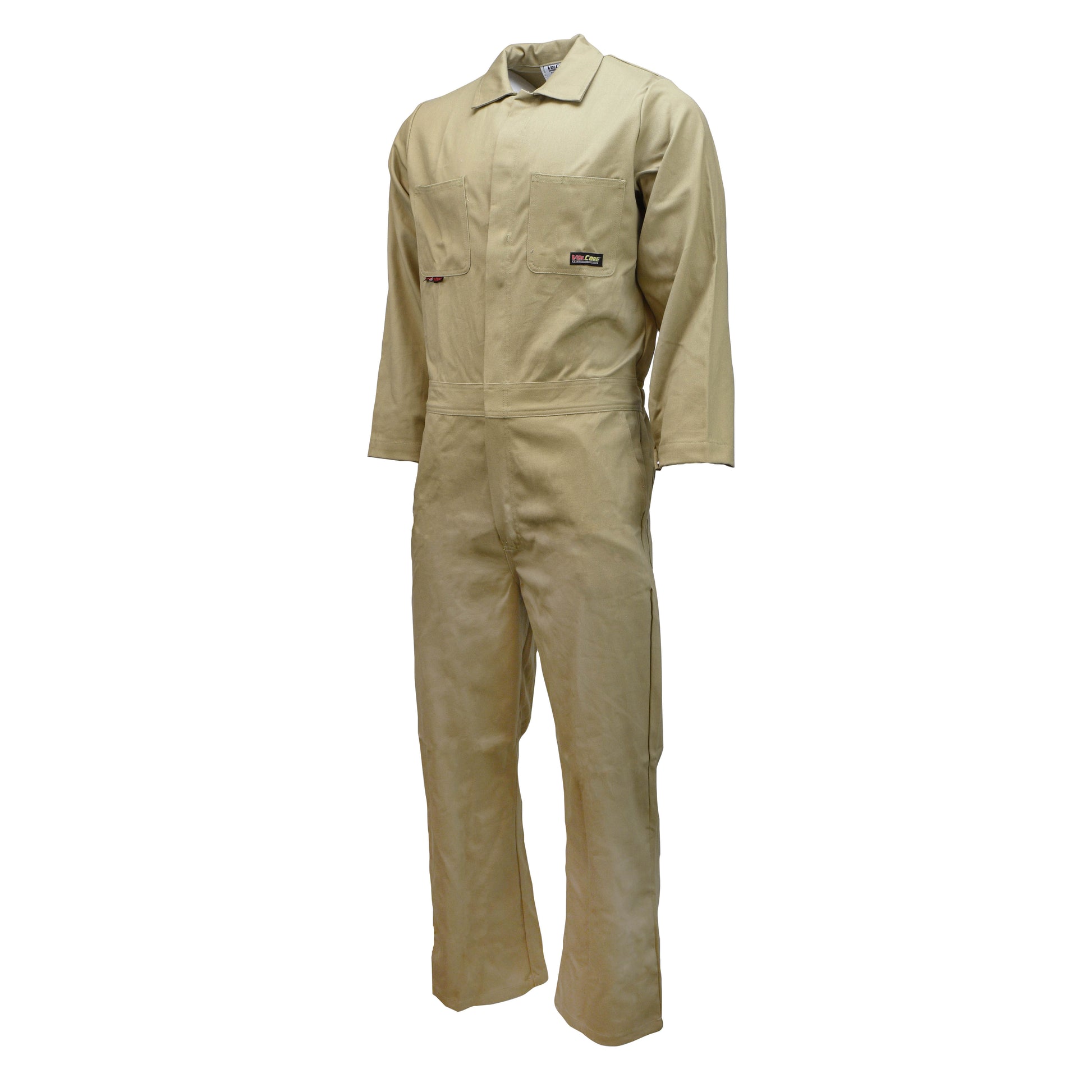 FRCA-004 VolCore® Cotton FR Coverall - Khaki - Size XLT