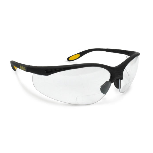 DPG59 Reinforcer RX™ Protective Eyewear - Black Frame - Clear Lens - 1.0 Diopter