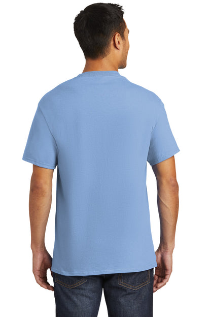 Light Blue Port & Company - Tall Essential Pocket Tee. PC61PT