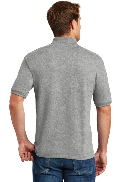 Light Steel Hanes EcoSmart - 5.2-Ounce Jersey Knit Sport Shirt 054X