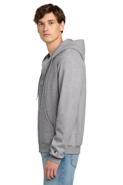 LightSteel Champion Powerblend Full-Zip Hoodie.S800