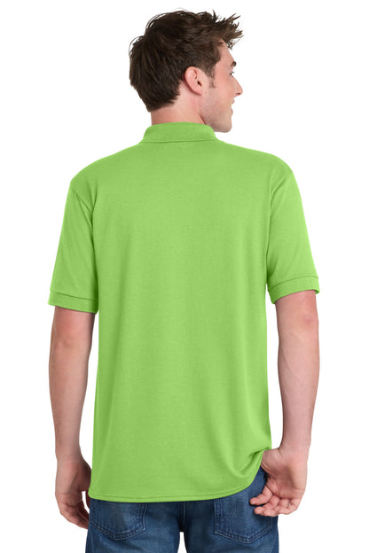 Lime Port & Company Tall Core Blend Jersey Knit Polo. KP55T