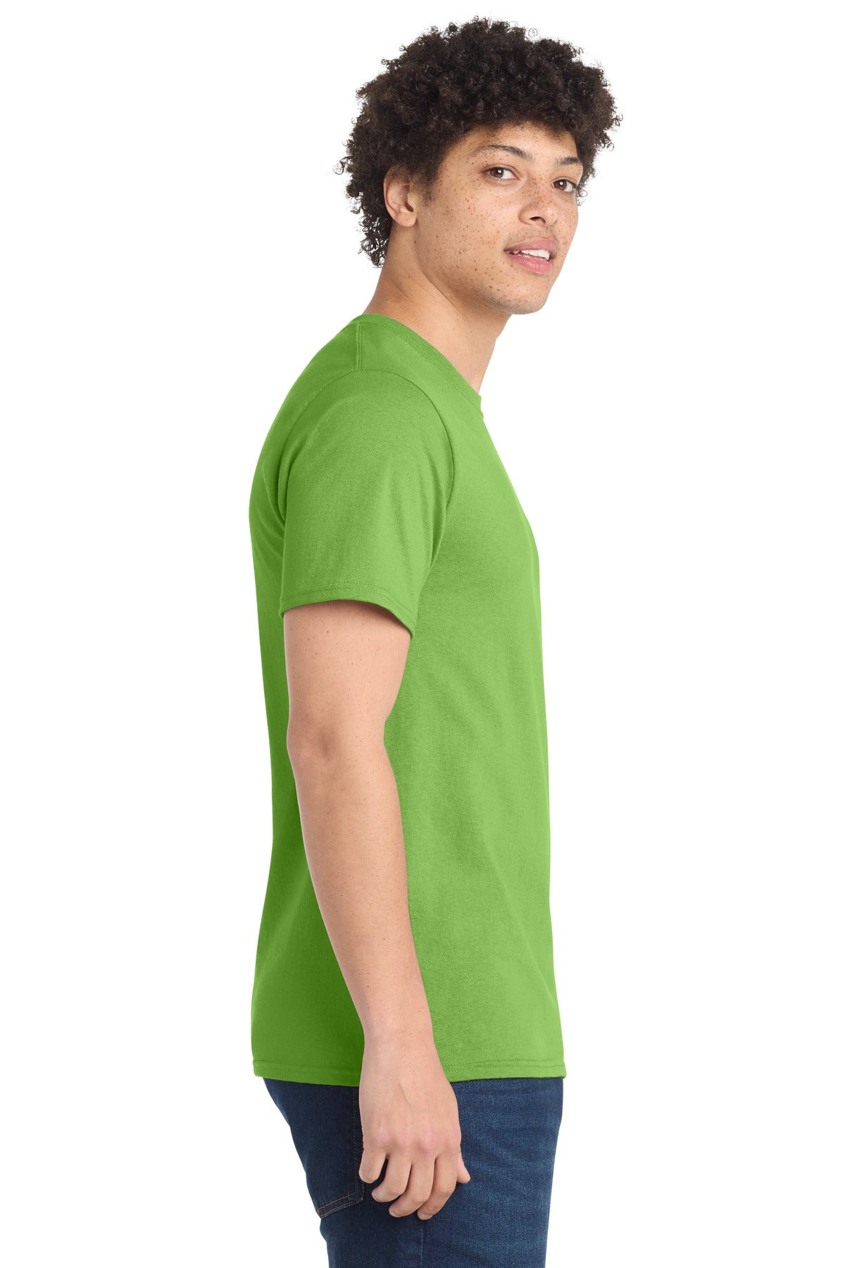 Lime Port & Company Tall Essential Tee. PC61T