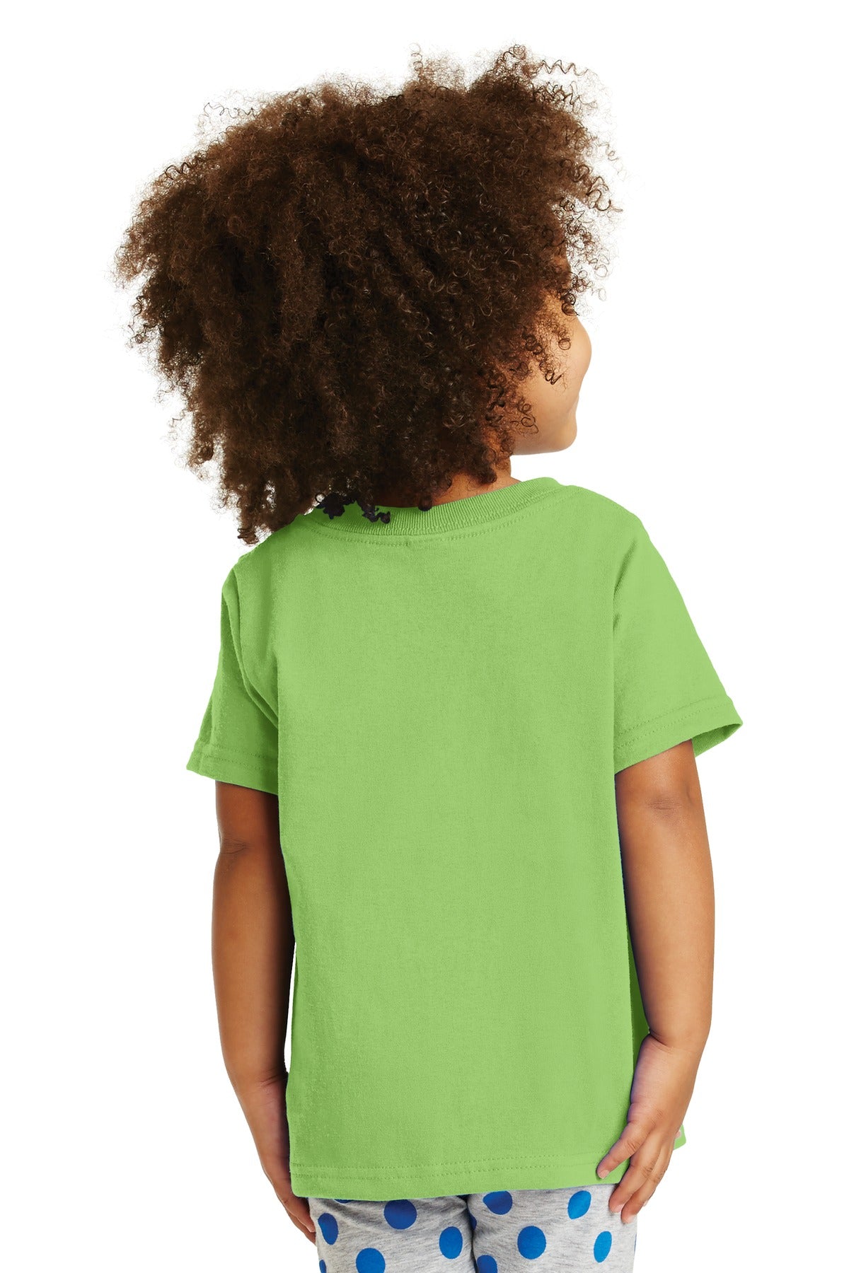 Lime Port & Company Toddler Core Cotton Tee. CAR54T