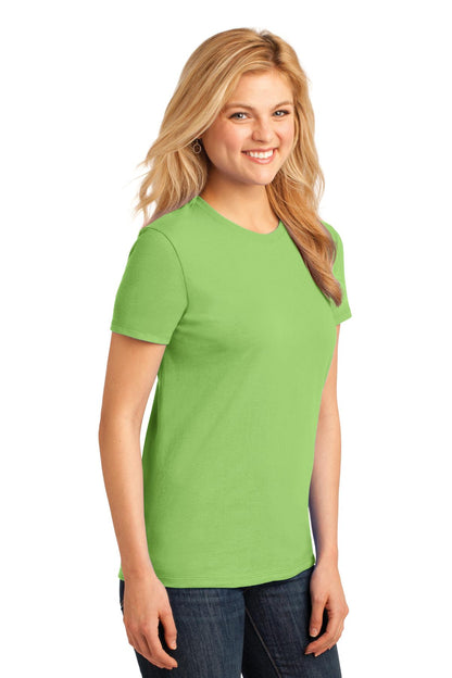 Lime Port & Company Women's Core Cotton Tee. LPC54