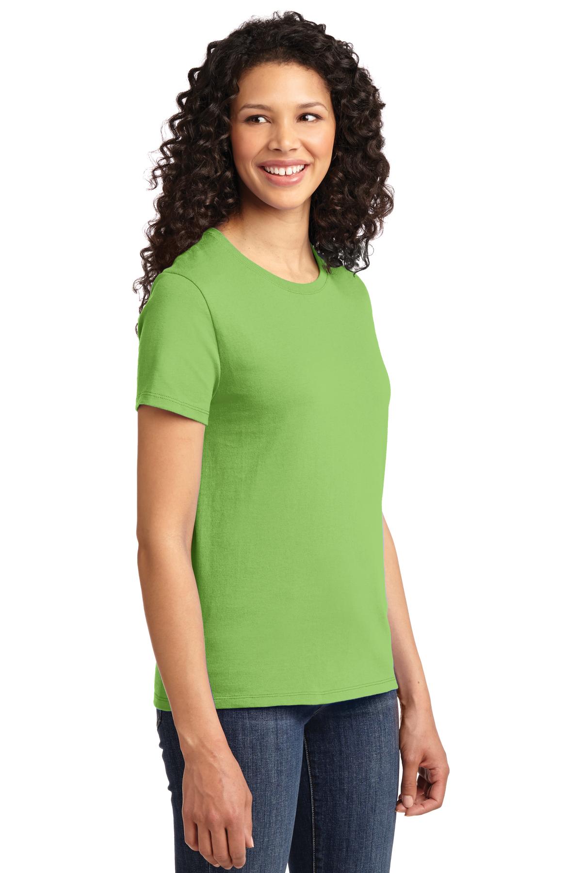 Lime Port & Company Women's Essential Tee. LPC61