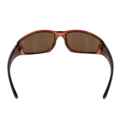 RPG Premium Safety Eyewear - Crystal Brown Frame - HD Brown Mirror Lens