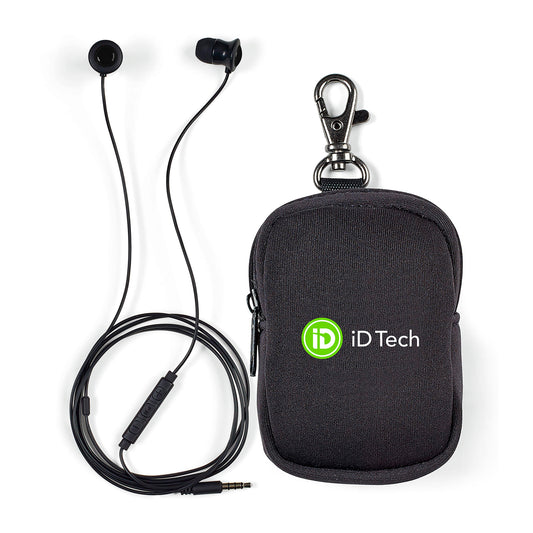 Black Swift Earbuds with Travel Case