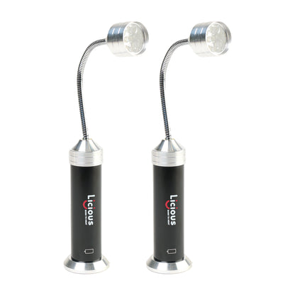 Black Cuisinart Outdoors® 2-Piece Magnetic LED Grill Lights