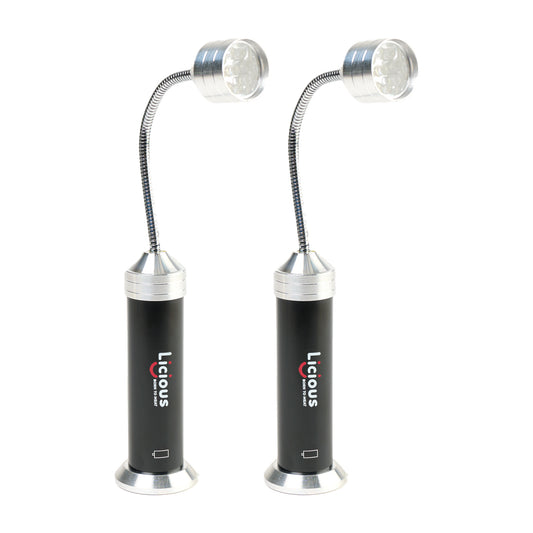Black Cuisinart Outdoors® 2-Piece Magnetic LED Grill Lights