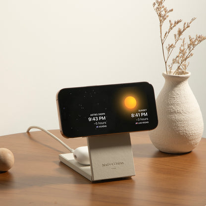 Native Union Rise 2-IN-1 Qi2 Wireless Charger