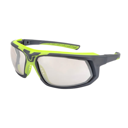 GLYF™ Safety Eyewear with Comfort Soft-Touch Liner - Hi-Vis/Gray Frame, Clear Lens