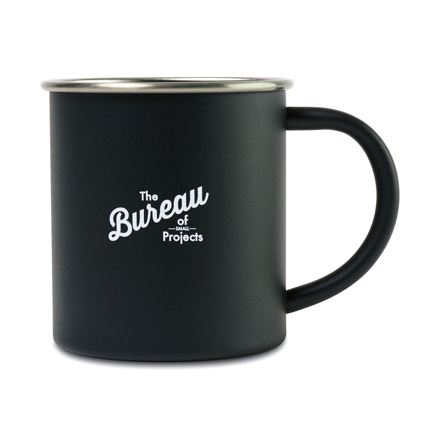 Black Arlo Classics Stainless Steel Mug - 12 Oz.