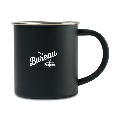 Black Arlo Classics Stainless Steel Mug - 12 Oz.