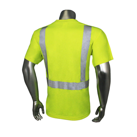 Hydrowick Short Sleeve Solid Safety T-Shirt - Green - Size 2X