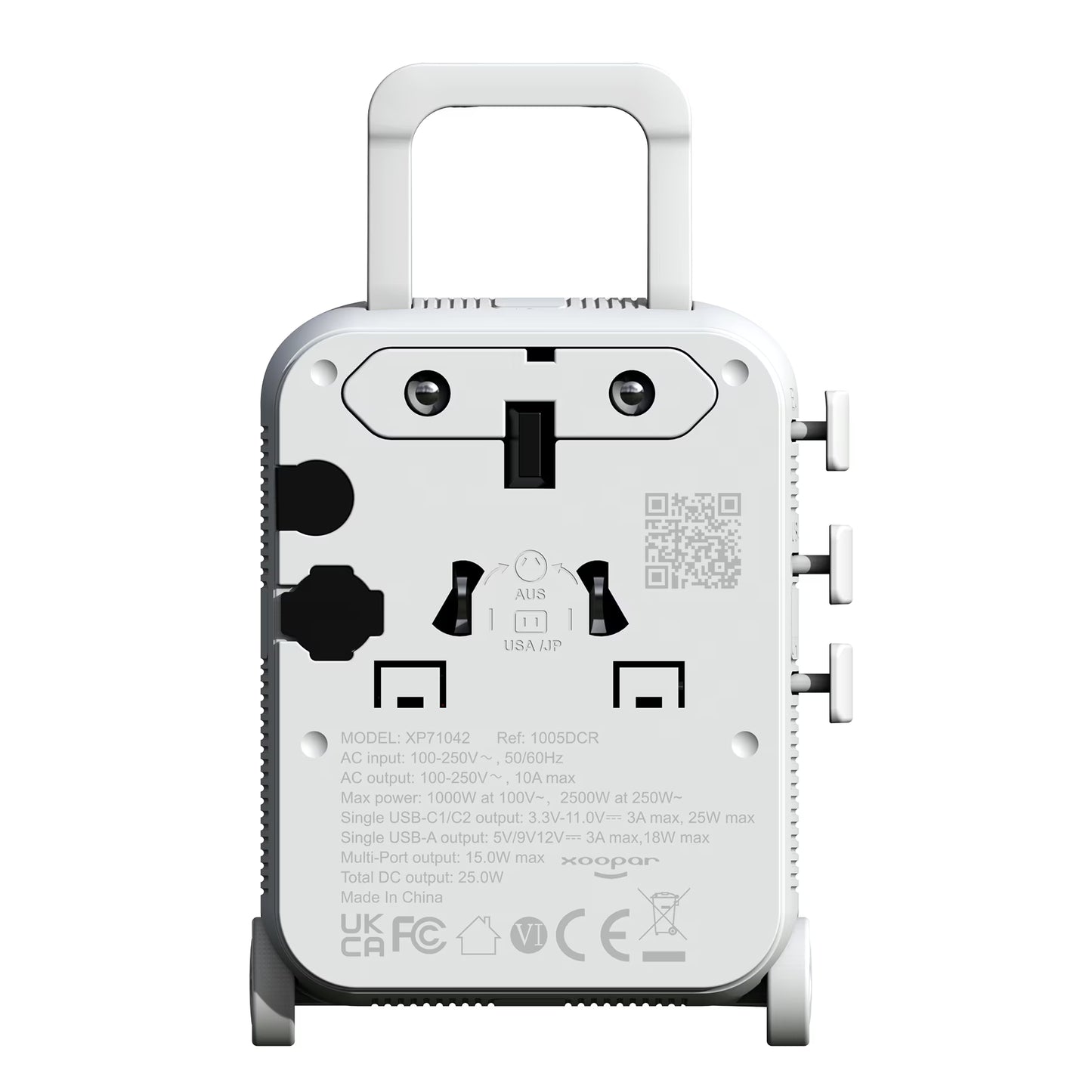 Xoopar Luggie World Travel Adapter