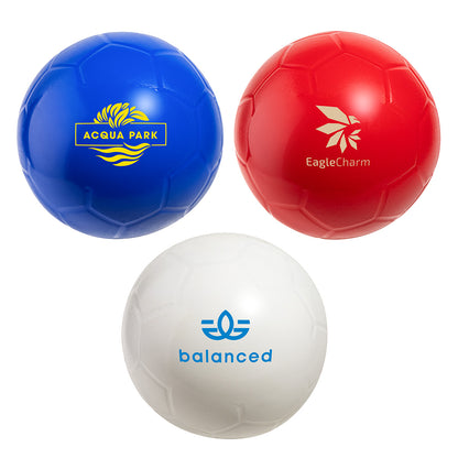 Royal Blue Soccer Ball 4" Vinyl Sports Ball