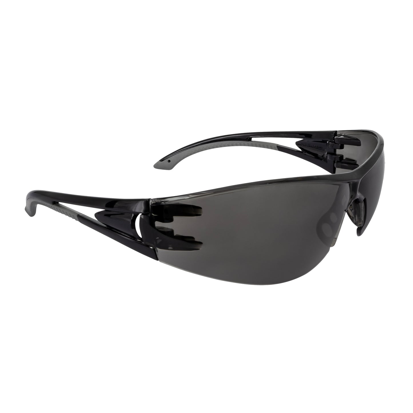 Optima™ Safety Eyewear - Black Frame - Smoke Lens