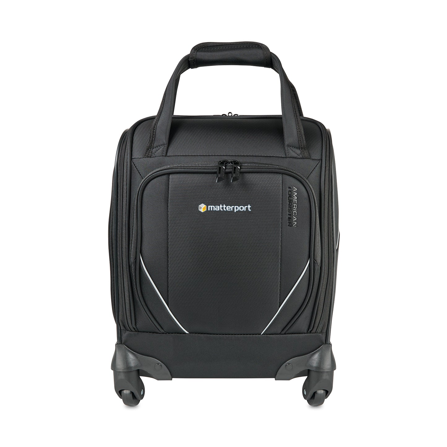 Black American Tourister® Zoom Turbo Spinner Underseat Carry-On