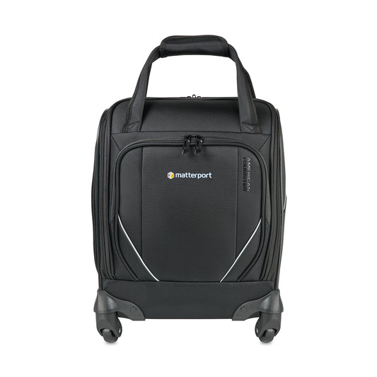Black American Tourister® Zoom Turbo Spinner Underseat Carry-On