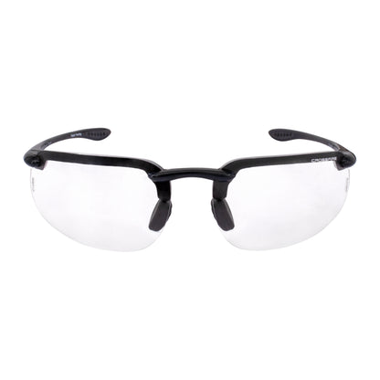 ES4 Premium Safety Eyewear - Crystal Brown Frame - HD Brown Flash Mirror Lens