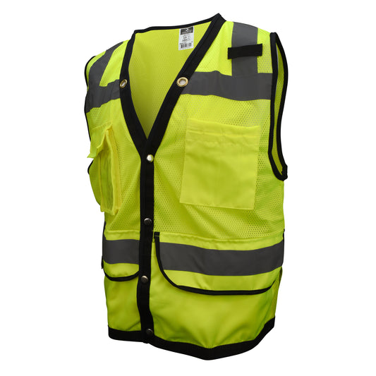 SV59 Type R Class 2 Heavy Duty Surveyor Safety Vest - Green - Size XL