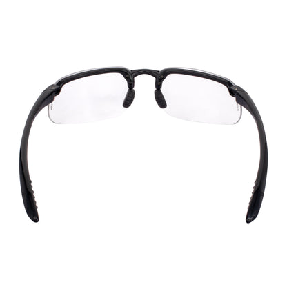 ES4 Premium Safety Eyewear - Crystal Brown Frame - HD Brown Flash Mirror Lens
