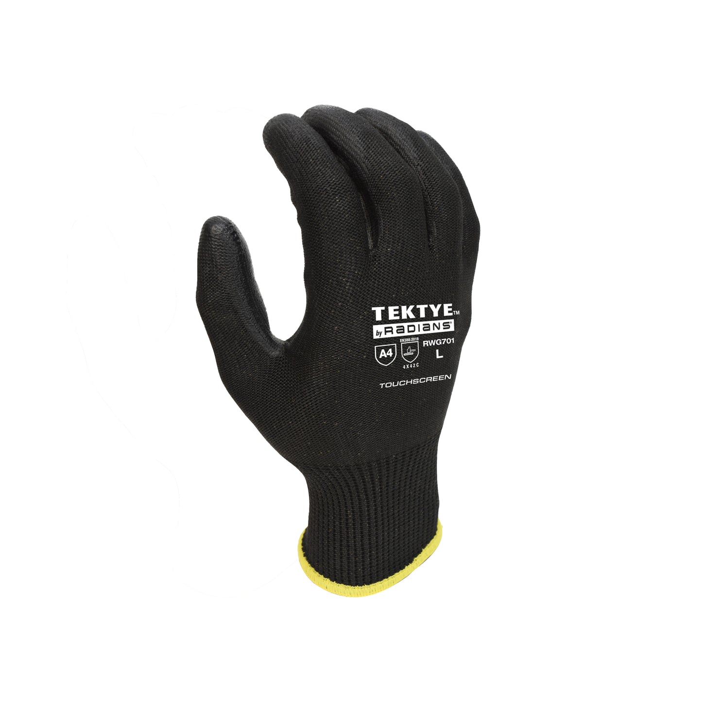 RWG701 TEKTYE® A4 Touchscreen Cut Protective Work Glove - Size L