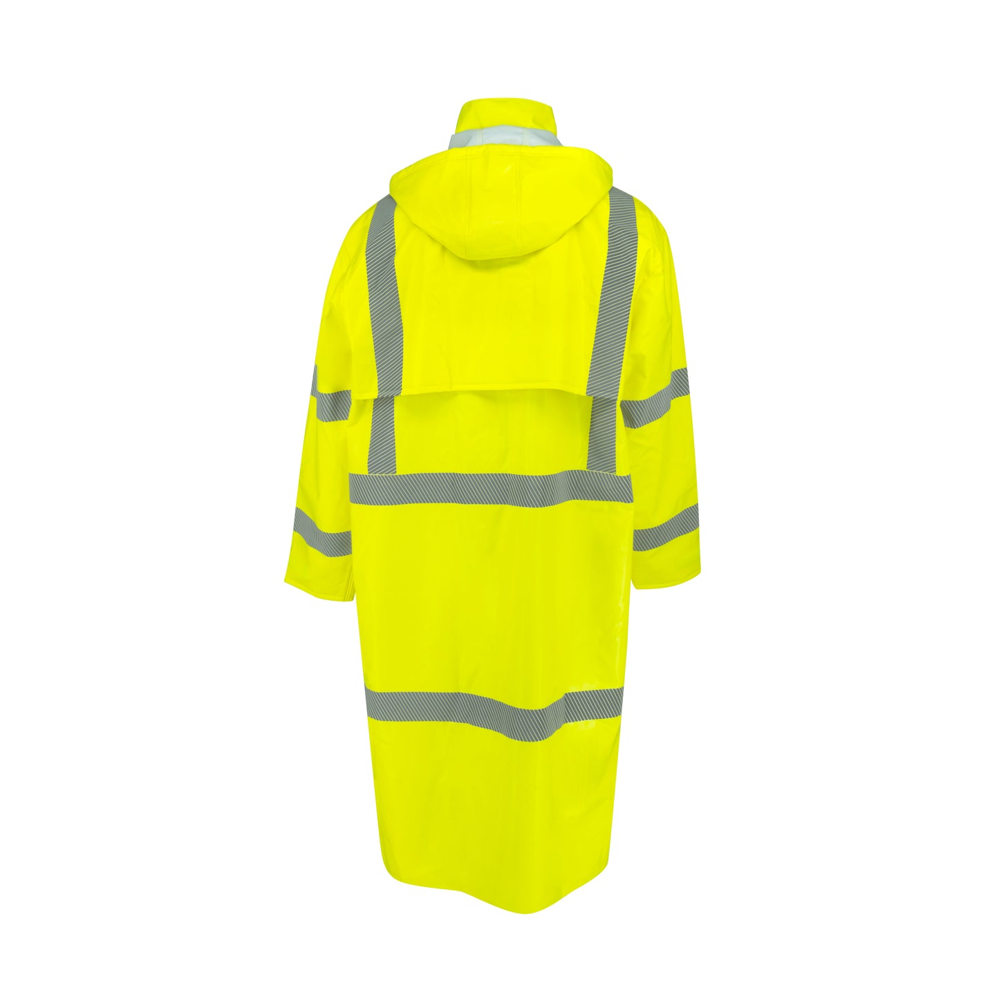 RW08C Class 3 Self-Extinguishing Raincoat - Lime - Size  2X