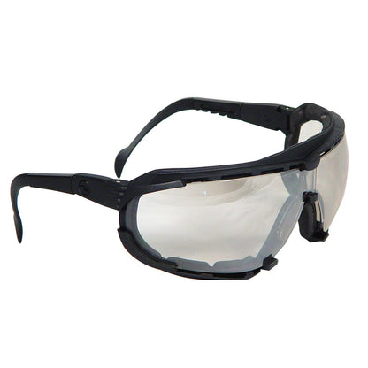 Dagger™ Foam Lined Safety Goggle - Black Frame - Clear Anti-Fog Lens