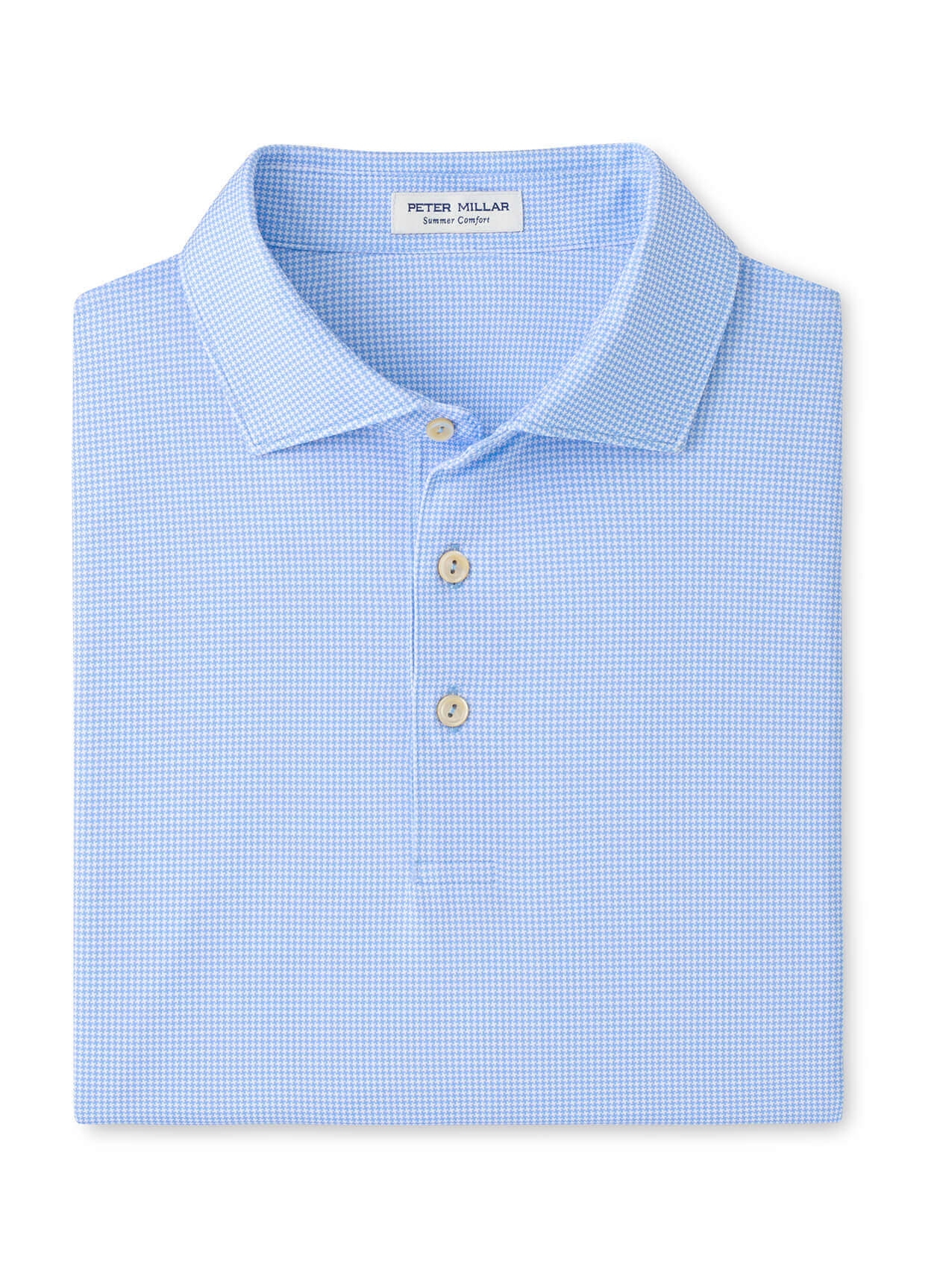 Peter Millar Men's Collegiate Border Performance Jersey Polo - Blue 3 - XL
