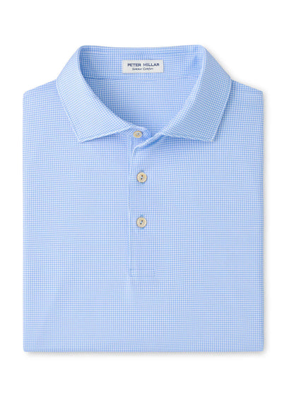 Peter Millar Men's Collegiate Border Performance Jersey Polo - Blue 3 - XL