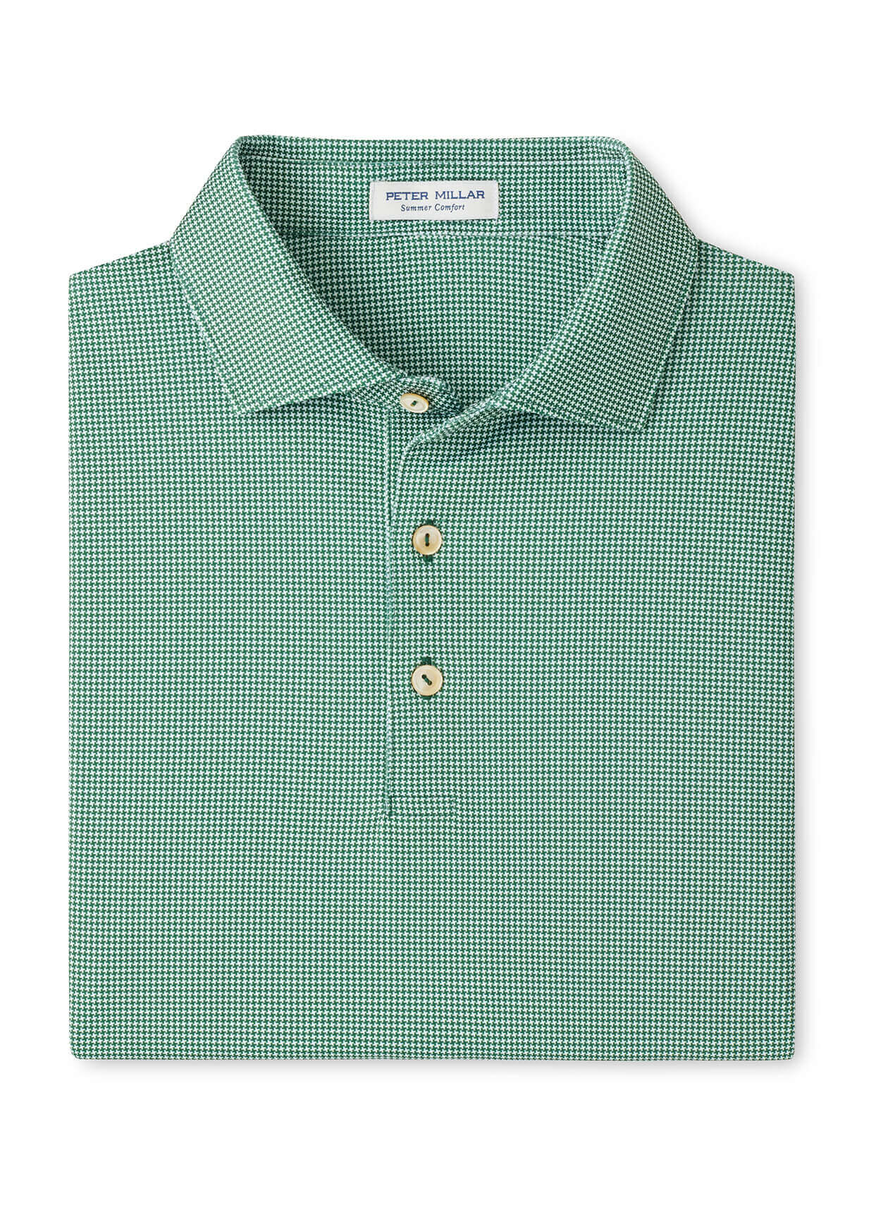 Peter Millar Men's Collegiate Border Performance Jersey Polo - Blue 3 - LG