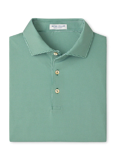 Peter Millar Men's Collegiate Border Performance Jersey Polo - Blue 3 - LG