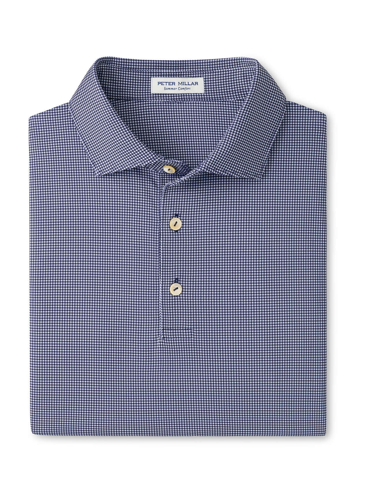 Peter Millar Men's Collegiate Border Performance Jersey Polo - Blue 3 - XXL