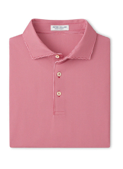 Peter Millar Men's Collegiate Border Performance Jersey Polo - Blue 3 - MD