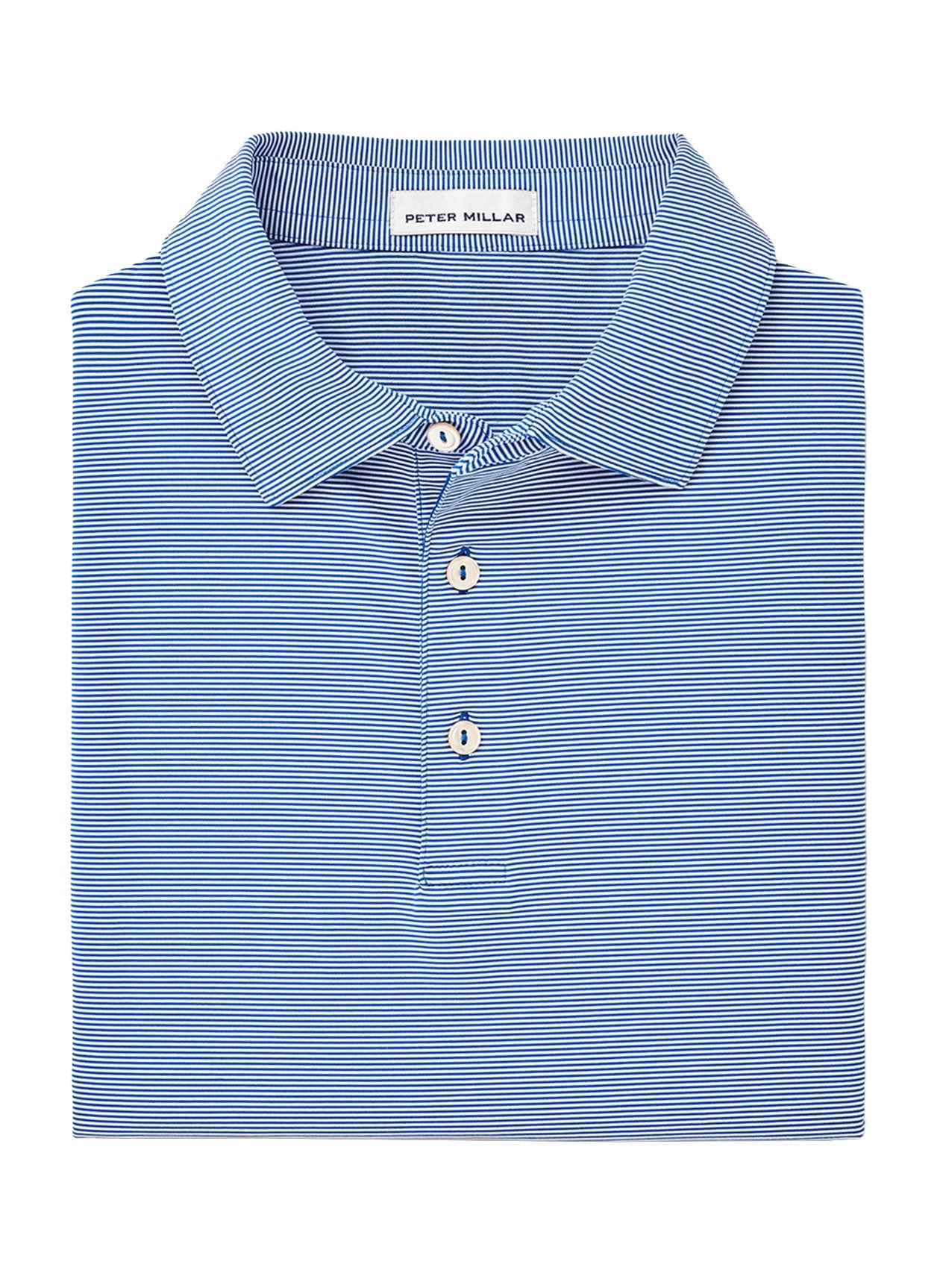 Peter Millar Men's Jubilee Striped Polo - Navy - LG