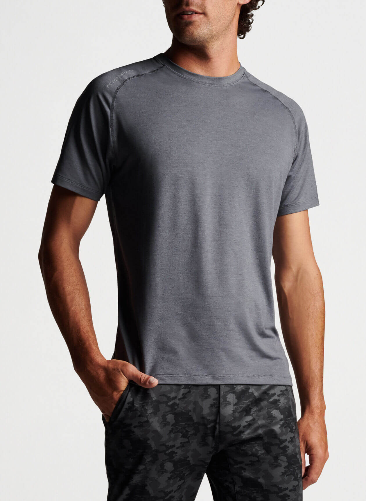 Peter Millar Men's Performance Aurora T-Shirt - Iron - MD