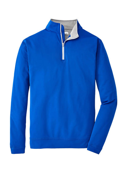 Peter Millar Men's Perth Performance Quarter-Zip - Black - XXL