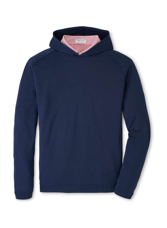 Peter Millar Men's Pine Performance Hoodie - Navy - SM