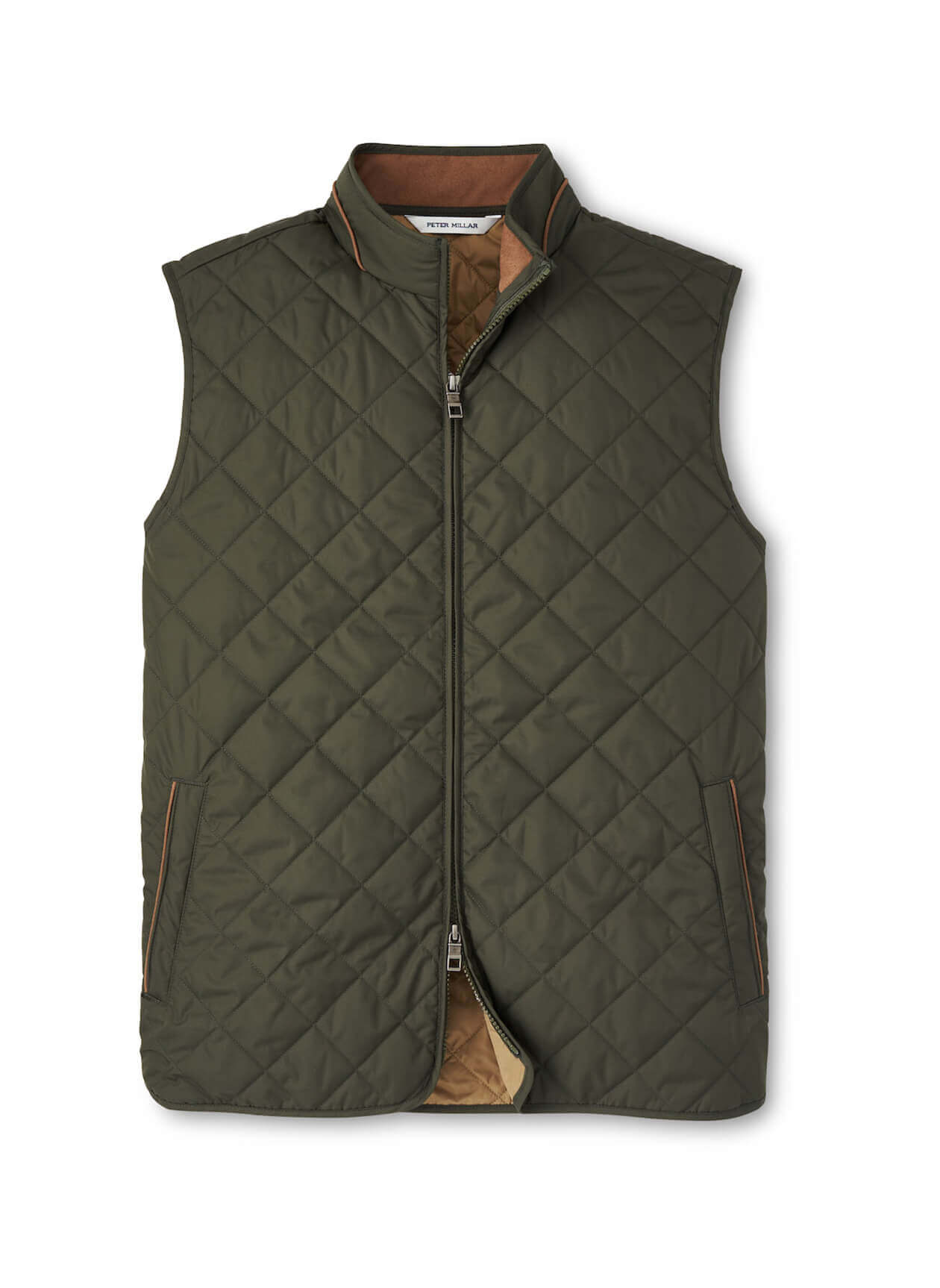 Peter Millar Men's Essex Quilted Vest - Black - XXL